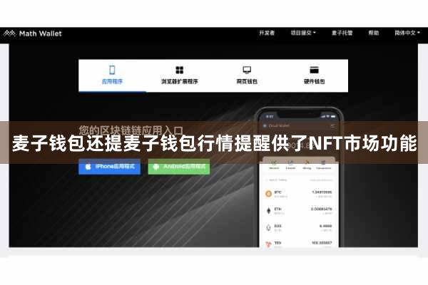 麦子钱包还提麦子钱包行情提醒供了NFT市场功能