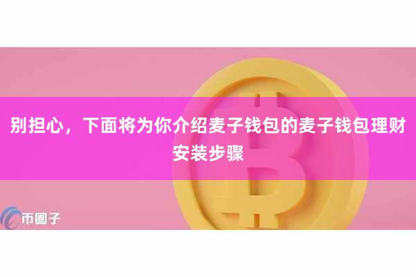 别担心,下面将为你介绍麦子钱包的麦子钱包理财安装步骤