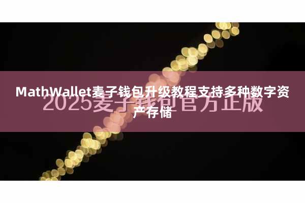 MathWallet麦子钱包升级教程支持多种数字资产存储