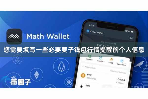 您需要填写一些必要麦子钱包行情提醒的个人信息